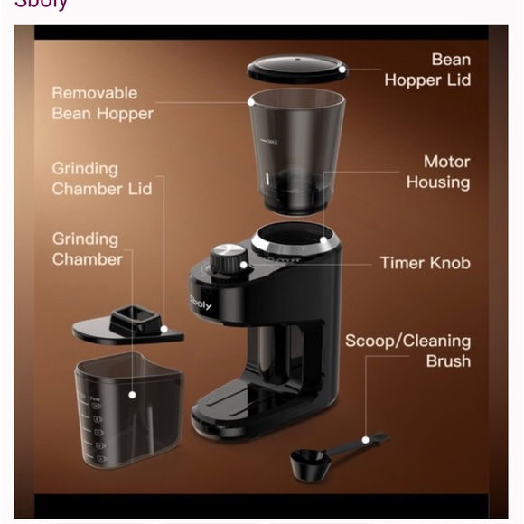 Sboly coffee grinder NIB - Picture 2 of 8